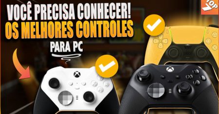 Melhor Controle para PC em 2025 (Top 7: Xbox, PlayStation e mais)