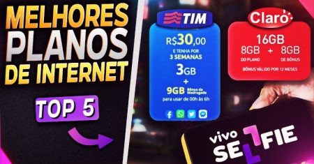 Melhor Plano de Internet Móvel em 2025 (Top 5: Tim Pré Top e mais)